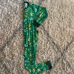 Little Sleepies Green Dragons Unisex Size 16,New without tags
